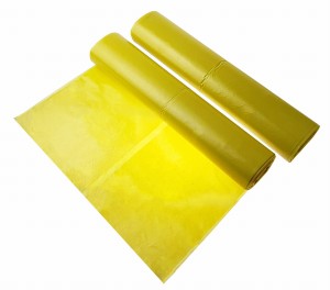 Uniwersalne worki do segregacji śmieci 120L TWORZYWA SZTUCZNE _ METAL (żółte) 100 szt. (4 rolki x 25 szt.)