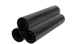 Folia stretch czarna beztubowa 3 rolki x 1,2 kg netto szerokość 500 mm. JAKOŚĆ !!!