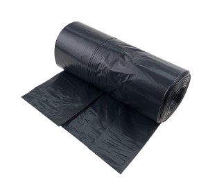 Uniwersalne worki na śmieci 80L (czarne) 150 szt. (10 rolek x 15 szt.)