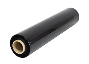 Folia stretch czarna - wersja XL 1 rolka x 3 kg (netto 2,7 kg!!!) szerokość 500 mm. JAKOŚĆ !!!